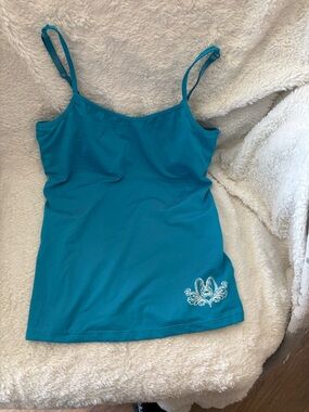 Angel Teal Spaghetti Strap Camisole